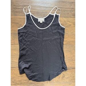 B. Vintage Black Tank Top Minimalist Size XS